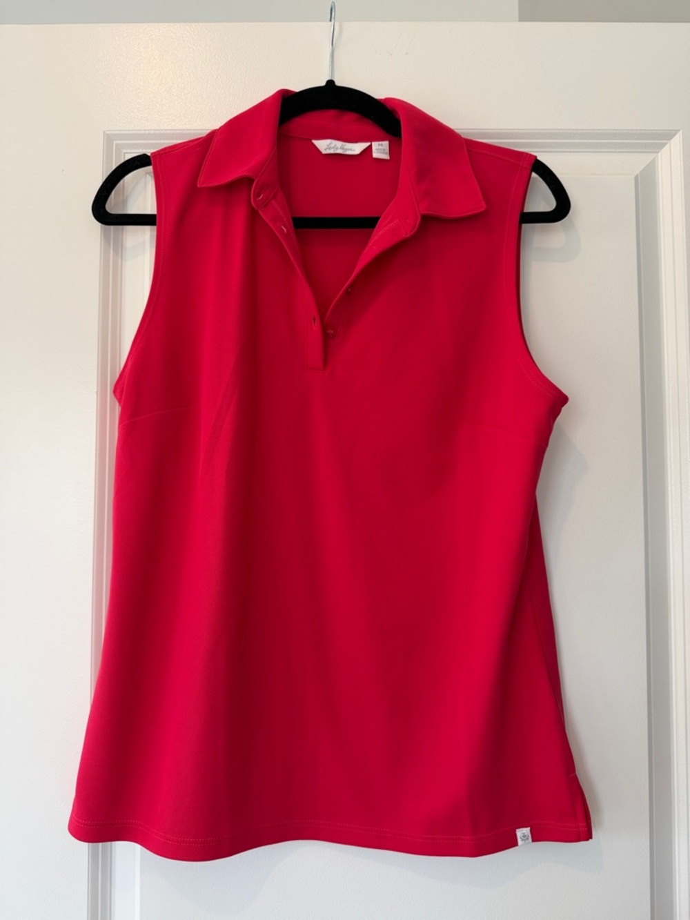Lady Hagen Sleeveless Golf Polo - Pink
